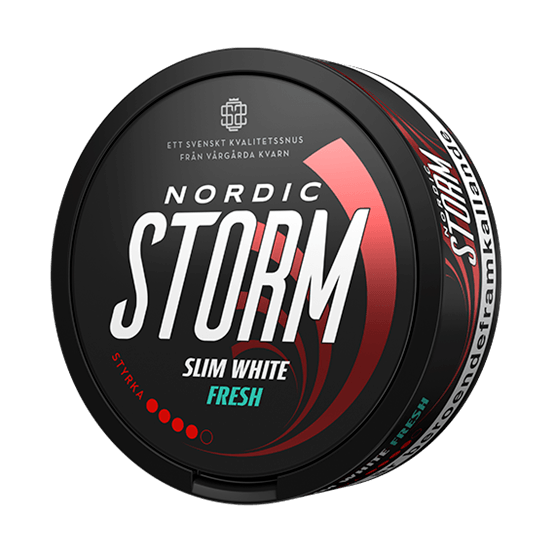 Nordic Storm Slim White Fresh Portion | SnusMarkt.ch