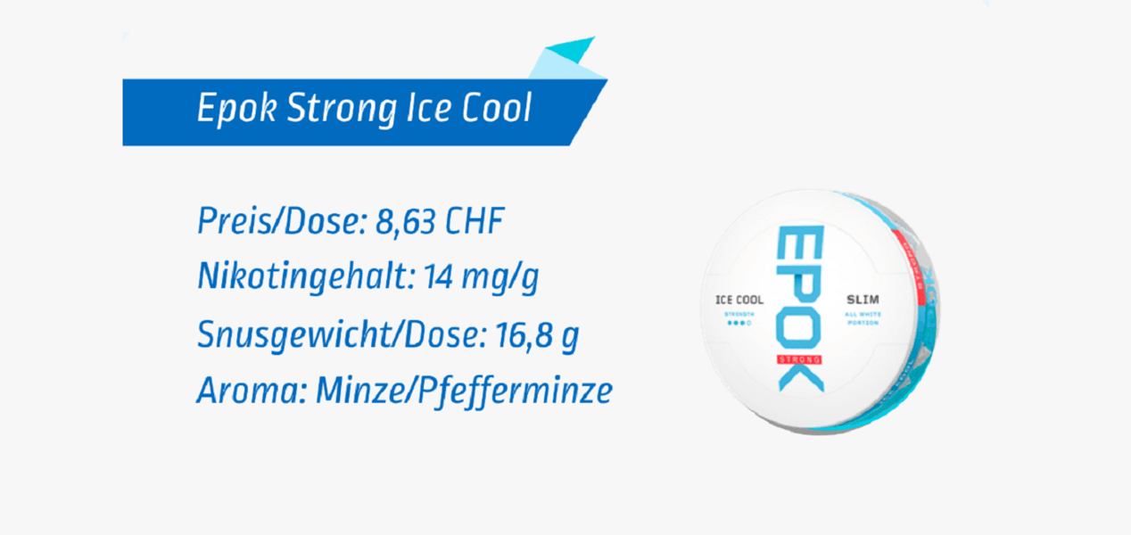 Epok Strong Ice Cool Mint vs. General G4 Cryo