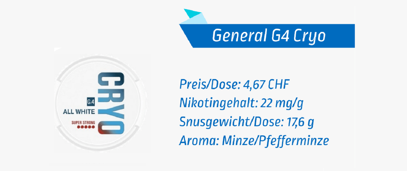 Epok Strong Ice Cool Mint vs. General G4 Cryo