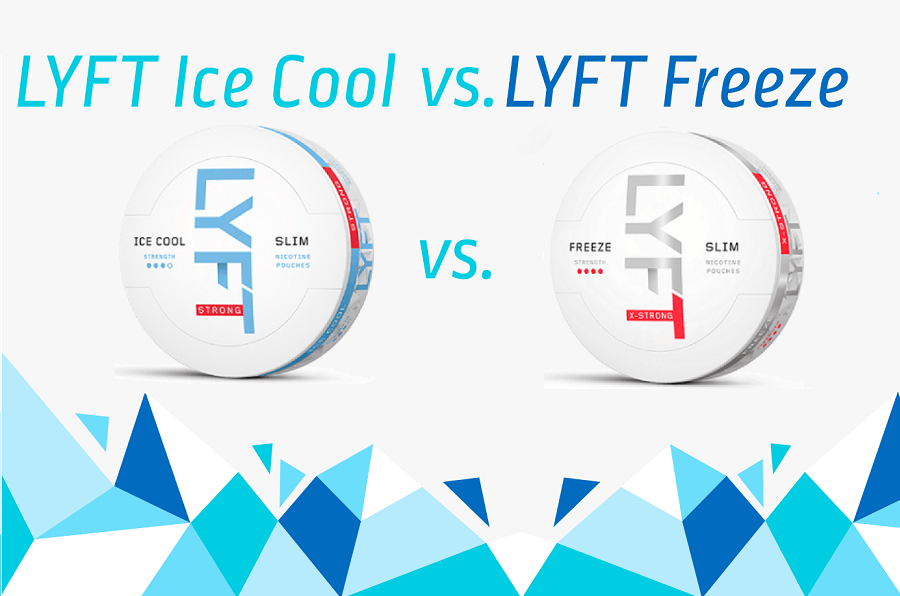LYFT Ice Cool Mint vs. LYFT Freeze X-Strong